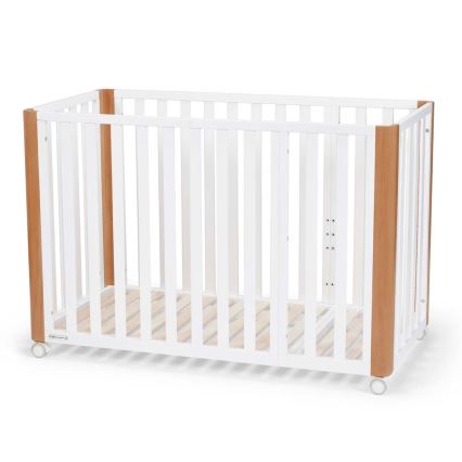 KINDERKRAFT SELECT - Detská postieľka 4v1 KOYA Premium buk/borovica