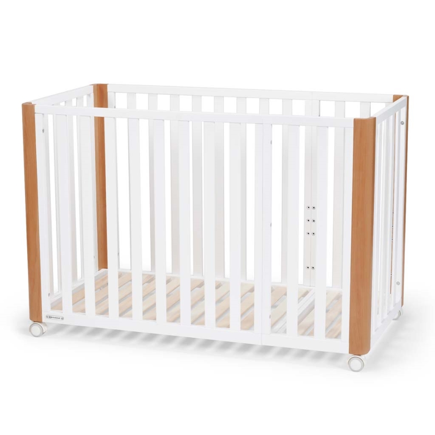 KINDERKRAFT SELECT - Detská postieľka 4v1 KOYA Premium buk/borovica