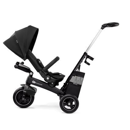 KINDERKRAFT SELECT - Detská trojkolka 5v1 EASYTWIST Premium čierna