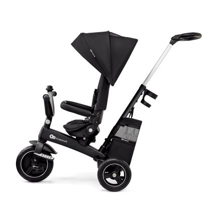 KINDERKRAFT SELECT - Detská trojkolka 5v1 EASYTWIST Premium čierna