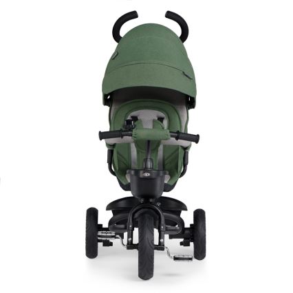 KINDERKRAFT SELECT - Detská trojkolka SPINSTEP Premium zelená