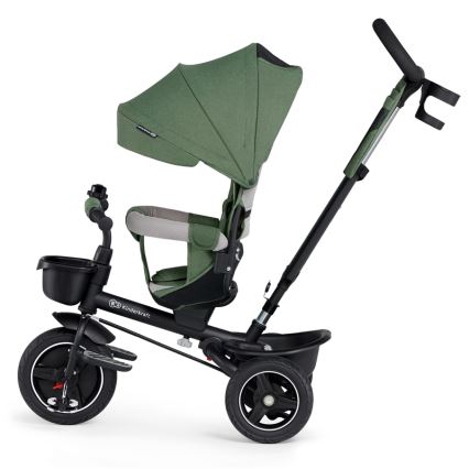 KINDERKRAFT SELECT - Detská trojkolka SPINSTEP Premium zelená