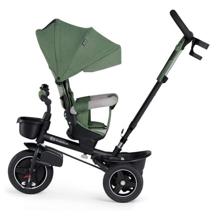 KINDERKRAFT SELECT - Detská trojkolka SPINSTEP Premium zelená