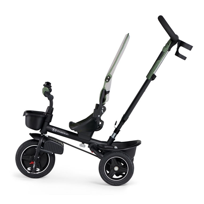 KINDERKRAFT SELECT - Detská trojkolka SPINSTEP Premium zelená