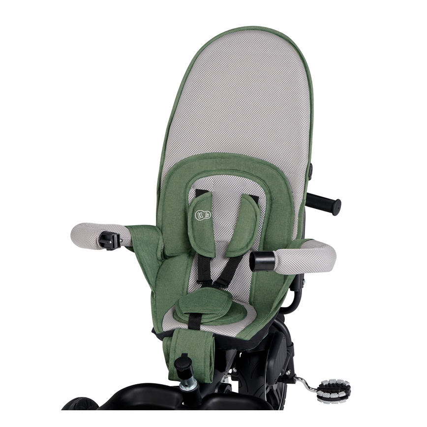 KINDERKRAFT SELECT - Detská trojkolka SPINSTEP Premium zelená