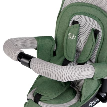 KINDERKRAFT SELECT - Detská trojkolka SPINSTEP Premium zelená