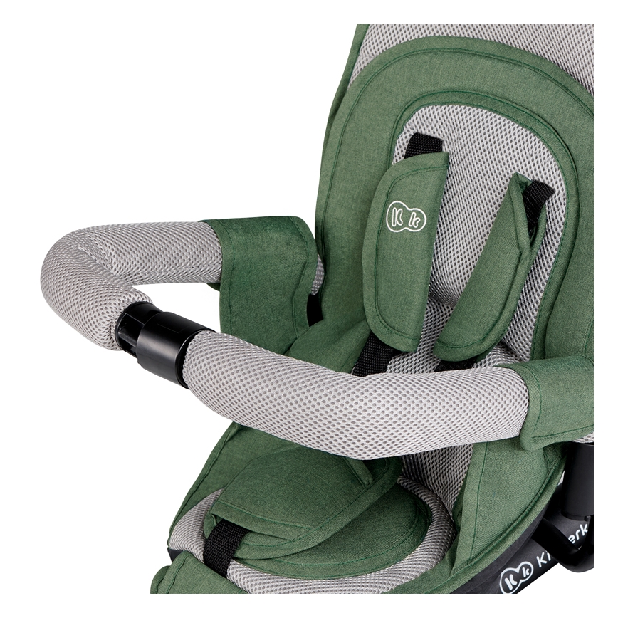KINDERKRAFT SELECT - Detská trojkolka SPINSTEP Premium zelená