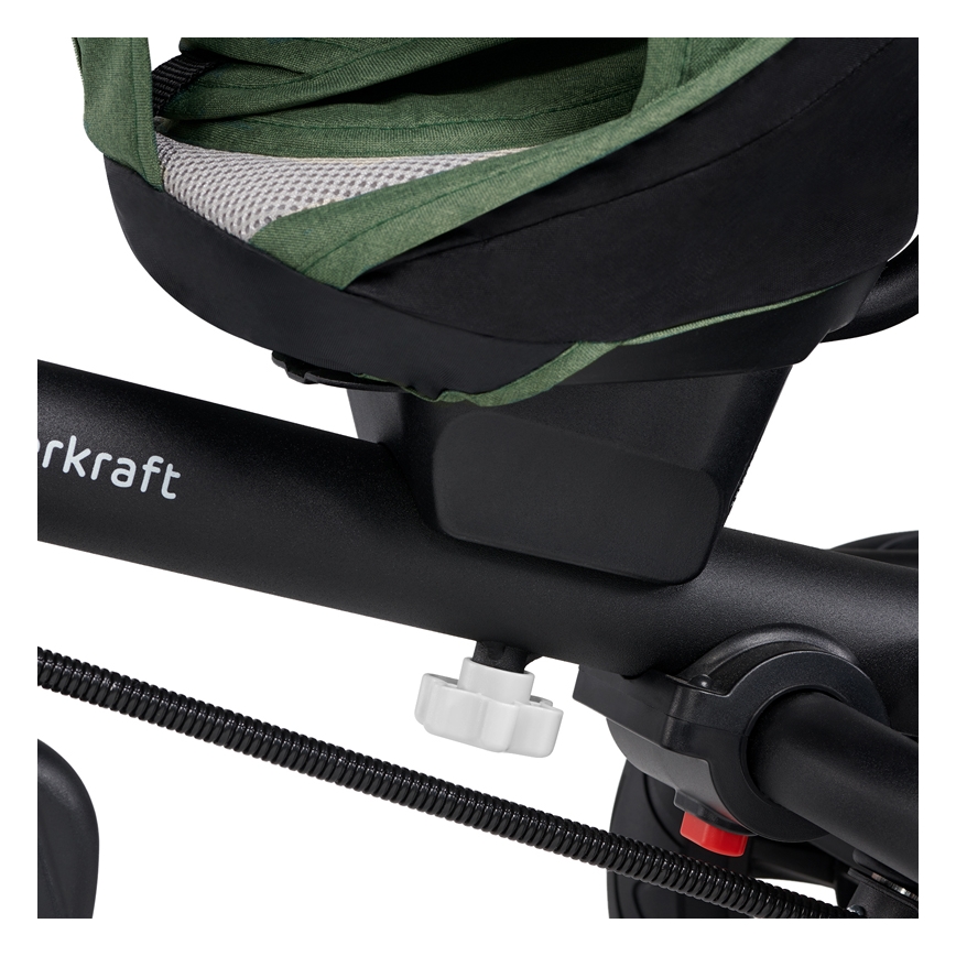 KINDERKRAFT SELECT - Detská trojkolka SPINSTEP Premium zelená