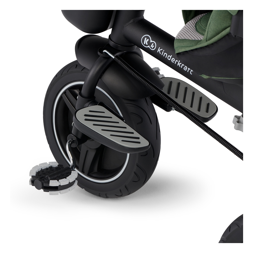KINDERKRAFT SELECT - Detská trojkolka SPINSTEP Premium zelená