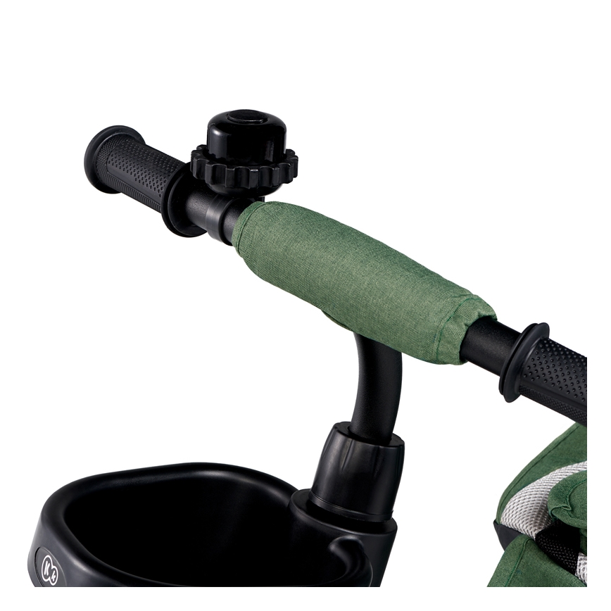 KINDERKRAFT SELECT - Detská trojkolka SPINSTEP Premium zelená
