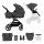 KINDERKRAFT SELECT - Kombinovaný kočík 2v1 YOXI Moonlight grey