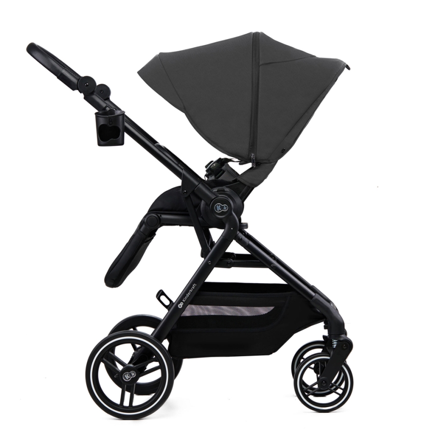 KINDERKRAFT SELECT - Kombinovaný kočík 2v1 YOXI Moonlight grey