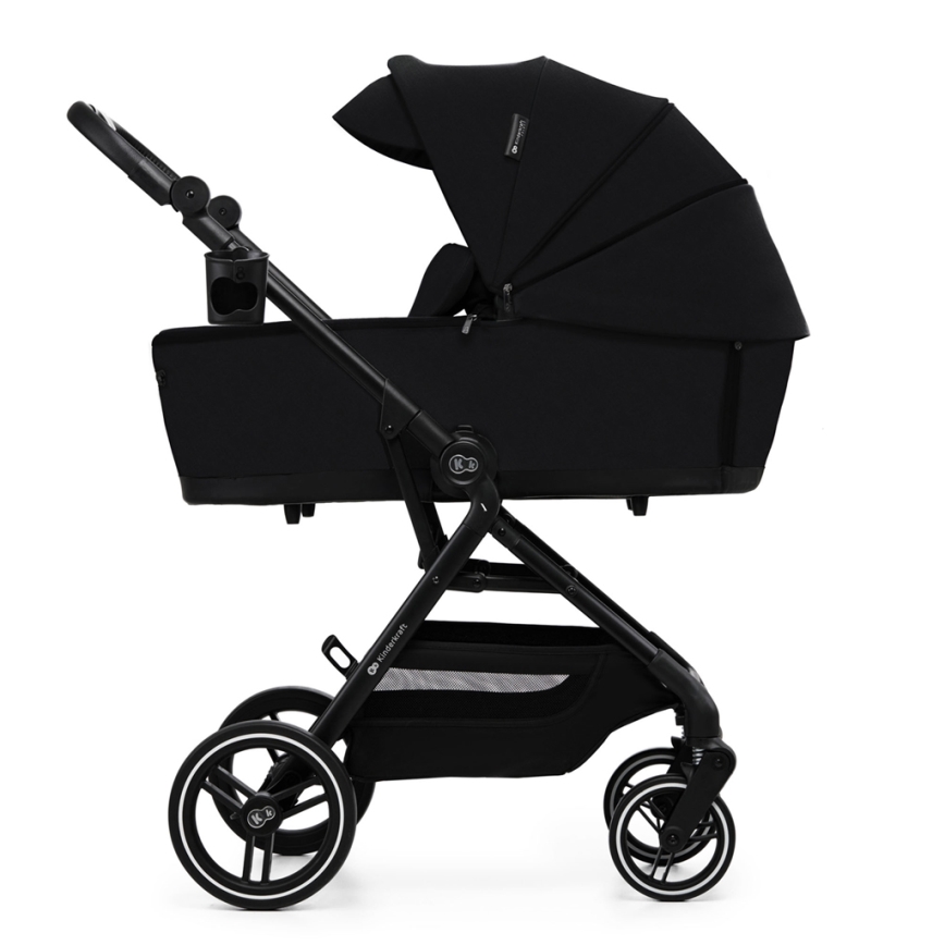 KINDERKRAFT SELECT - Kombinovaný kočík 2v1 YOXI Pure black