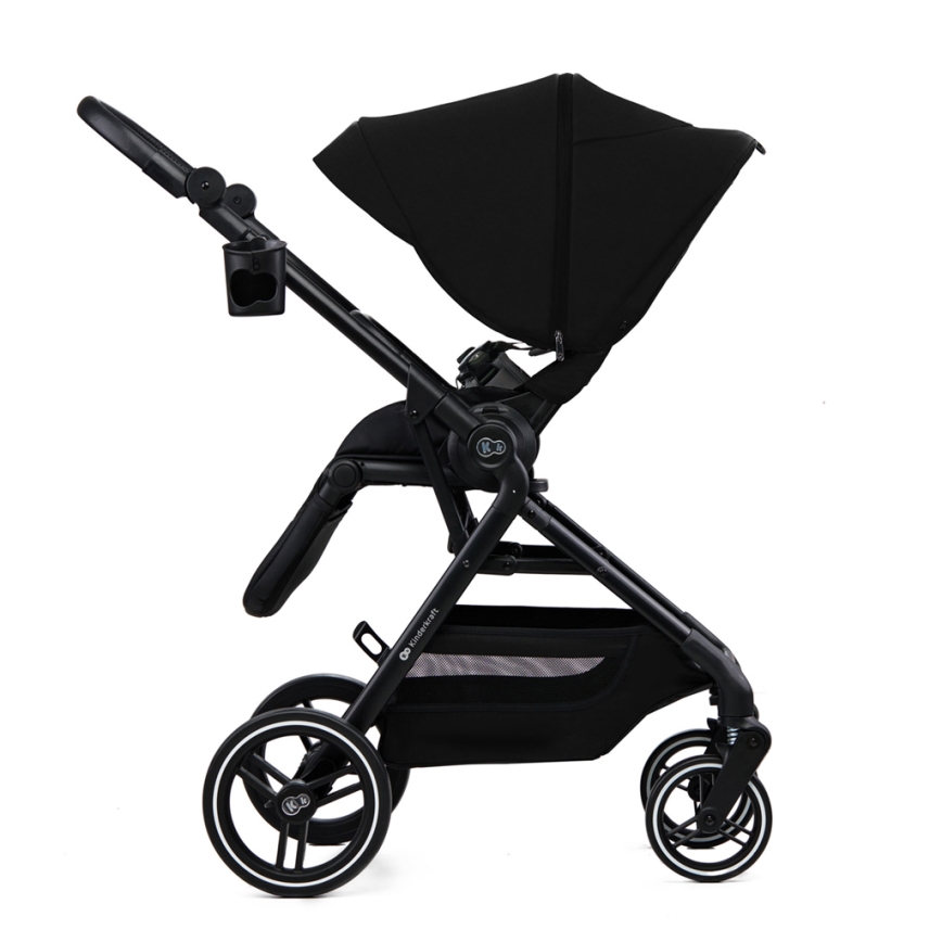 KINDERKRAFT SELECT - Kombinovaný kočík 2v1 YOXI Pure black