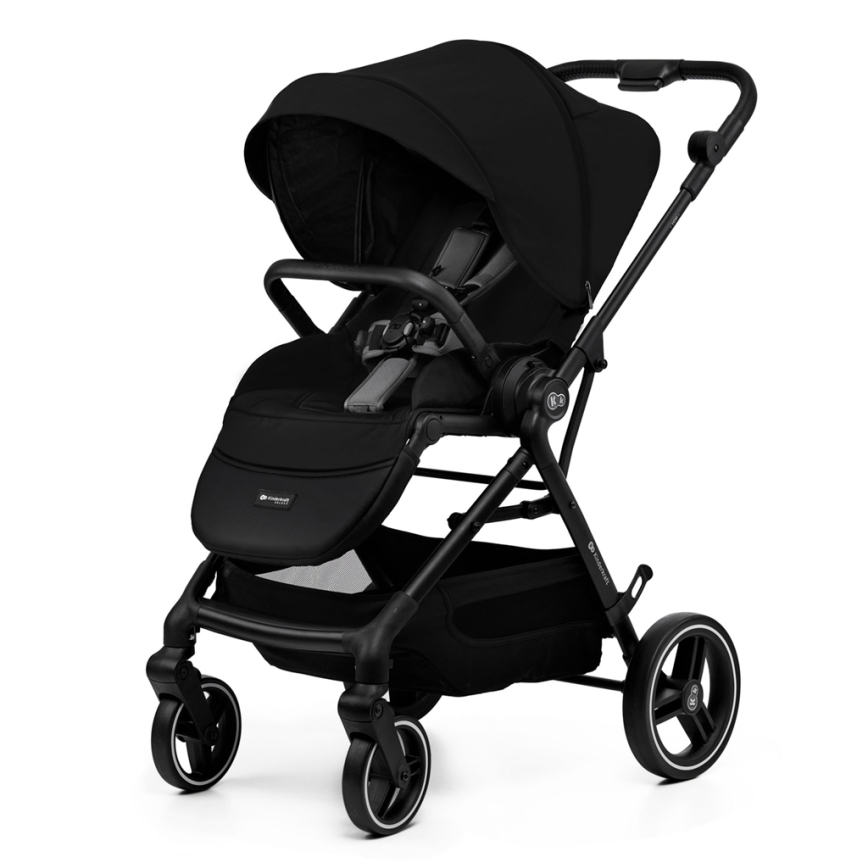 KINDERKRAFT SELECT - Kombinovaný kočík 2v1 YOXI Pure black