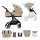 KINDERKRAFT SELECT - Kombinovaný kočík 2v1 YOXI Sand beige