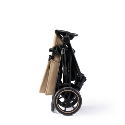 KINDERKRAFT SELECT - Kombinovaný kočík 3v1 PRIME 2 Premium Sandrose beige + autosedačka