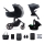 KINDERKRAFT SELECT - Kombinovaný kočík 3v1 PRIME 2 Premium Venezian black + autosedačka