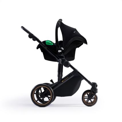 KINDERKRAFT SELECT - Kombinovaný kočík 3v1 PRIME 2 Premium Venezian black + autosedačka