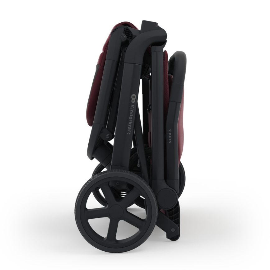 KINDERKRAFT SELECT - Športový kočík NUBI 3 Dark Ruby