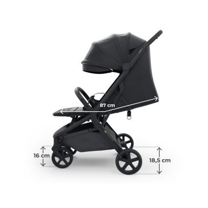 KINDERKRAFT SELECT - Športový kočík NUBI 3 Midnight Black