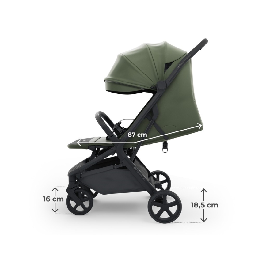 KINDERKRAFT SELECT - Športový kočík NUBI 3 Mystic Green