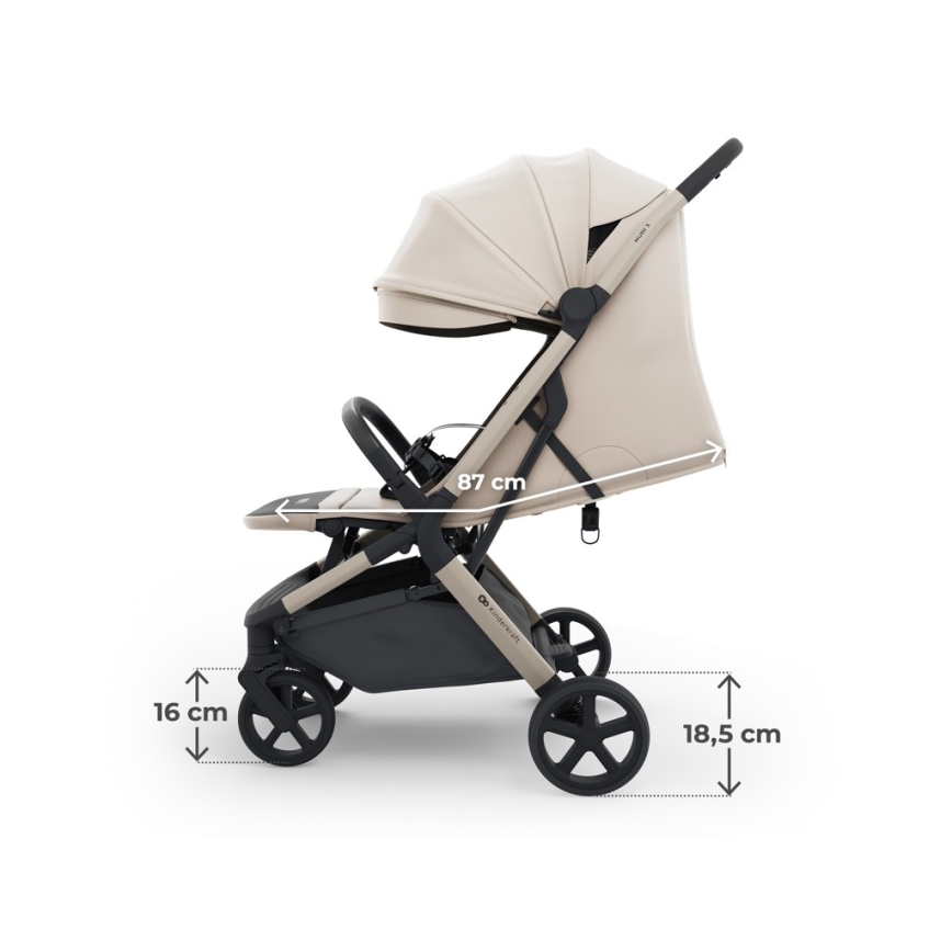 KINDERKRAFT SELECT - Športový kočík NUBI 3 pieskovo-béžový