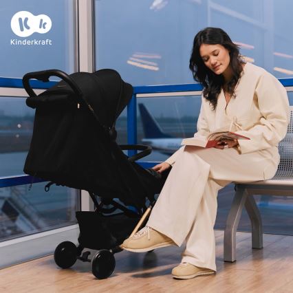 KINDERKRAFT SELECT - Športový kočík PILOT 2 čierna