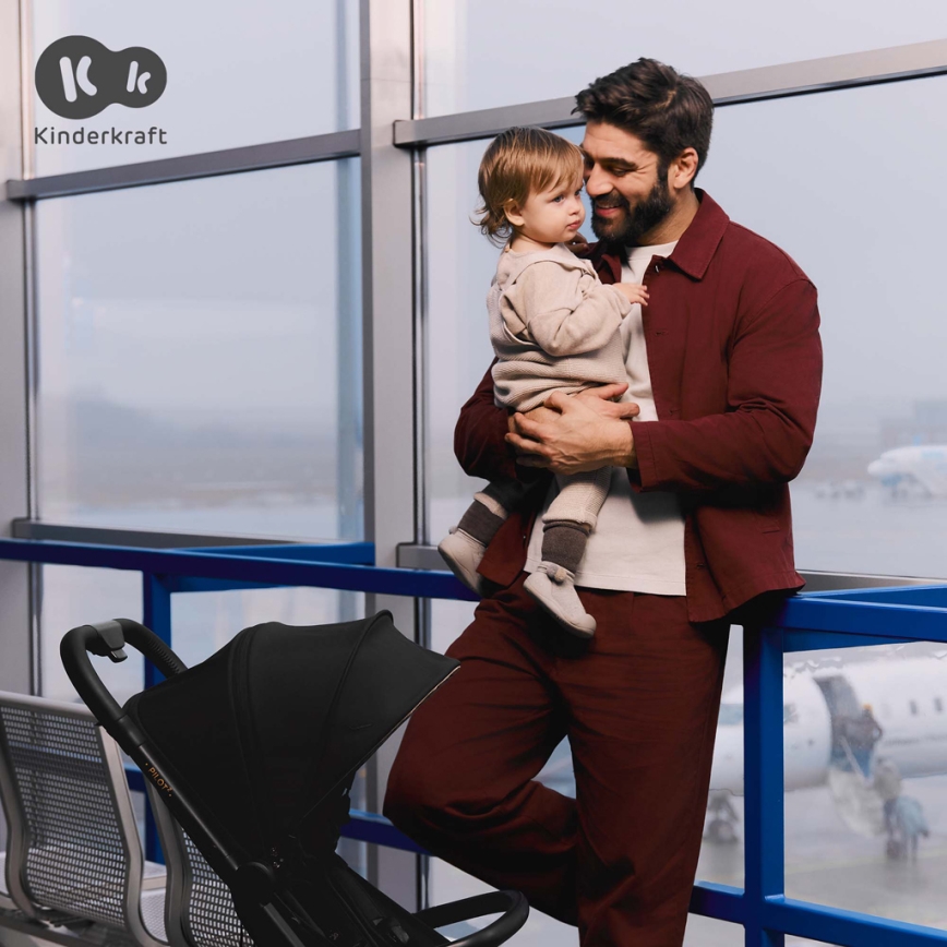 KINDERKRAFT SELECT - Športový kočík PILOT 2 čierna