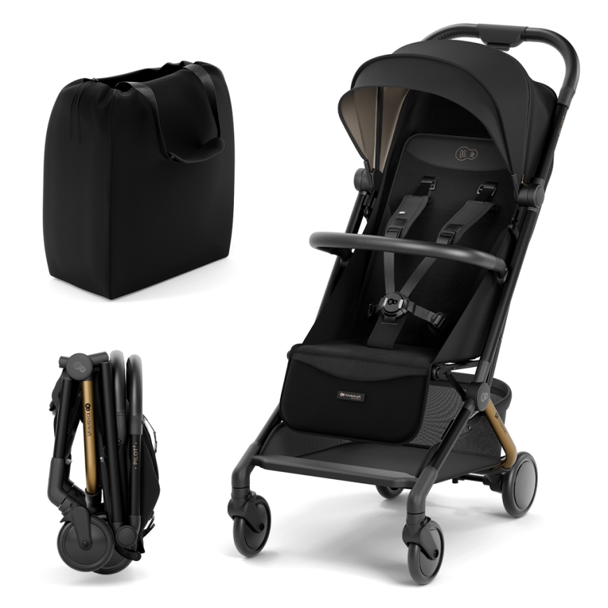 KINDERKRAFT SELECT - Športový kočík PILOT 2 čierna