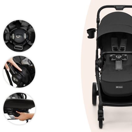 KINDERKRAFT SELECT - Športový kočík YOXI Moonlight grey