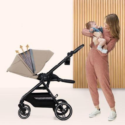 KINDERKRAFT SELECT - Športový kočík YOXI pieskovo-béžový