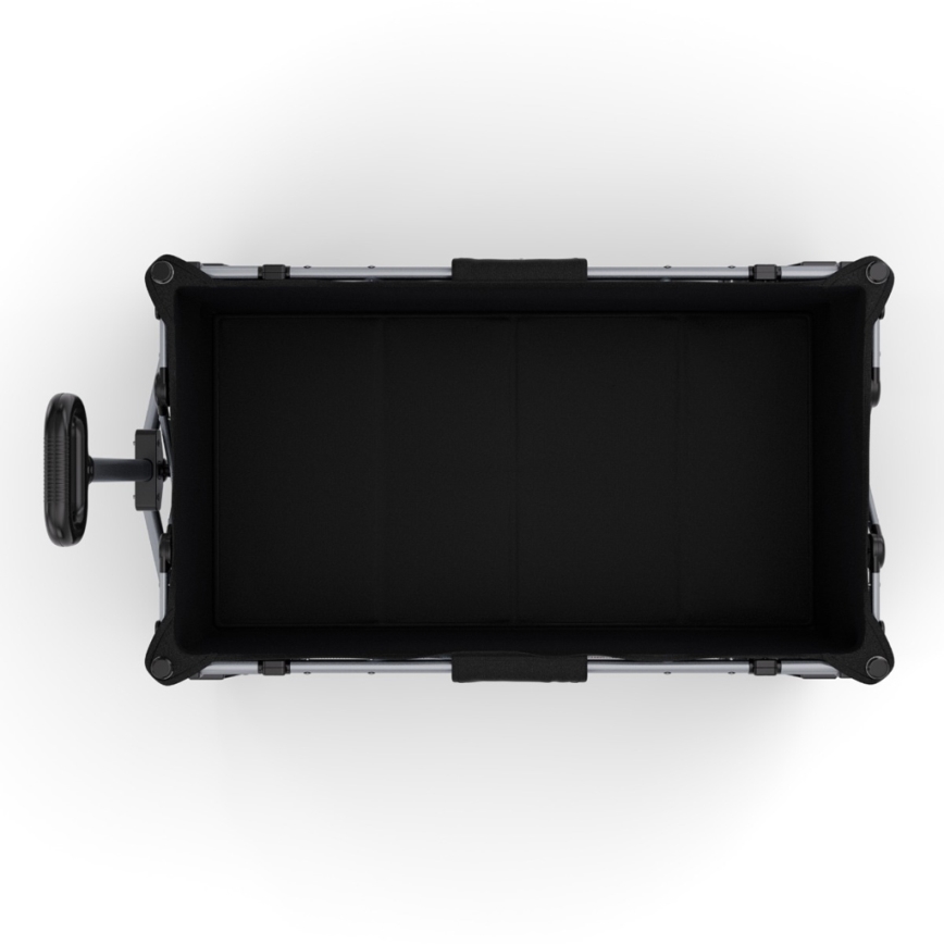 KINDERKRAFT - Skladací prepravný vozík WAGON ROLLSTER čierny