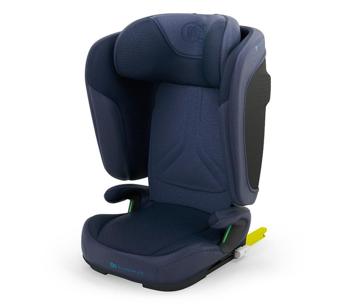 KINDERKRAFT - Skladacia autosedačka UNITY 2 i-Size 100-150 cm tmavomodrá KCUNIT02NAV0000