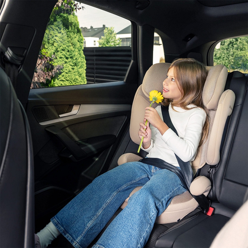 KINDERKRAFT - Skladacia autosedačka XPAND 2 PRO 100-150 cm béžová