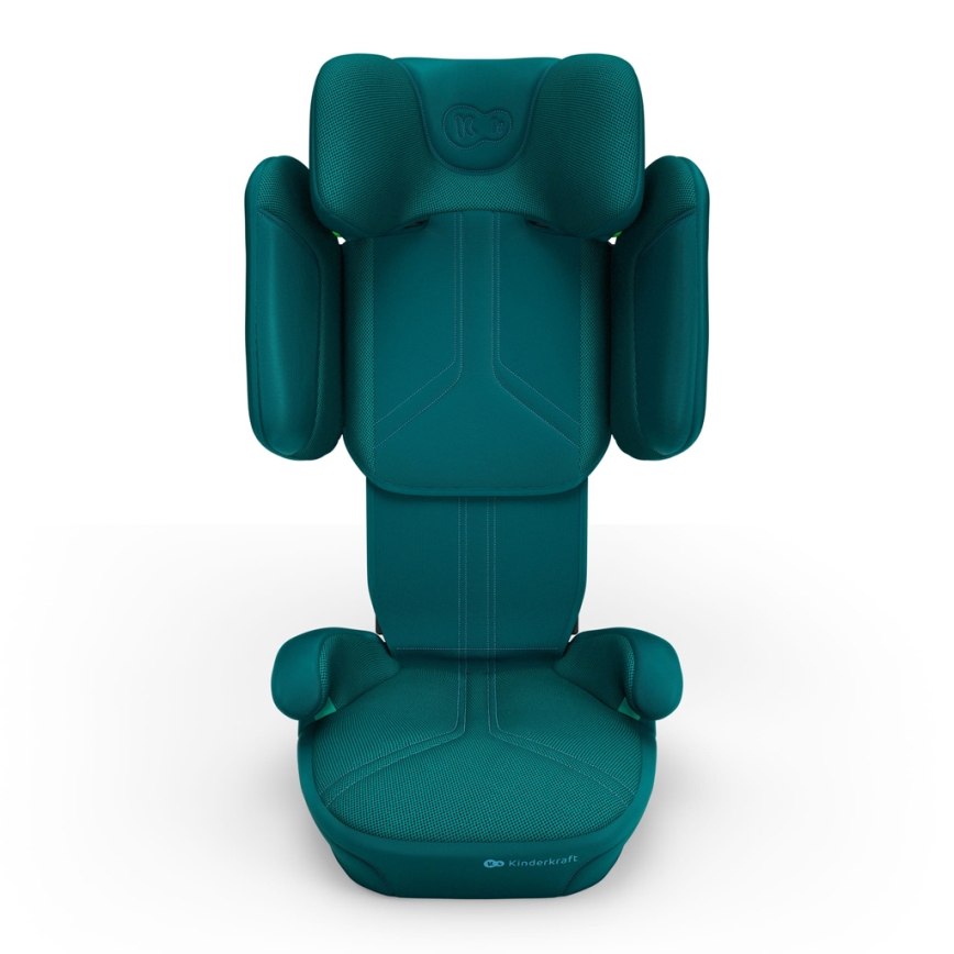 KINDERKRAFT - Skladacia autosedačka XPAND 2 PRO 100-150 cm tyrkysová