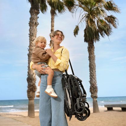 KINDERKRAFT - Športový kočík INDY 3 Coal Black