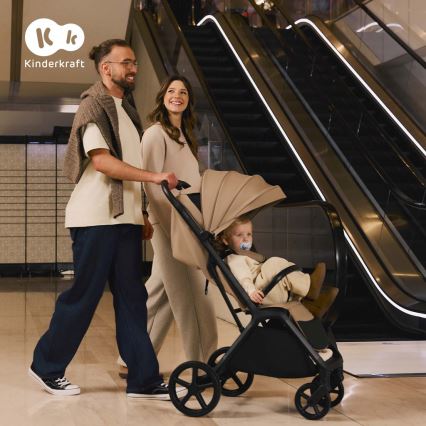 KINDERKRAFT - Športový kočík LOOM béžová