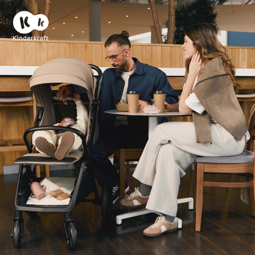 KINDERKRAFT - Športový kočík LOOM béžová