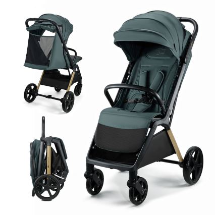 KINDERKRAFT - Športový kočík LOOM zelená