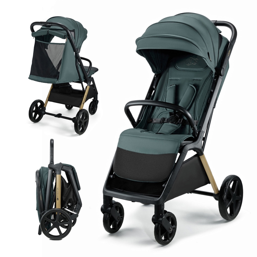 KINDERKRAFT - Športový kočík LOOM zelená