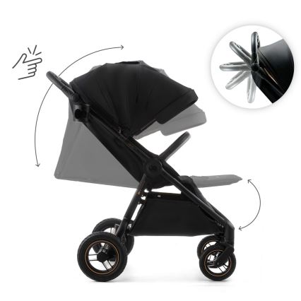 KINDERKRAFT - Športový kočík MITZY Air Black