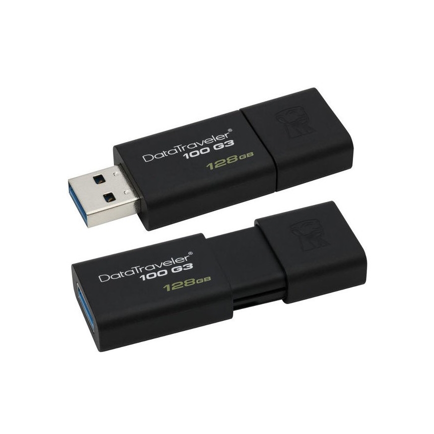 Kingston - Flash Disk DATATRAVELER 100 G3 USB 3.0 128GB čierna