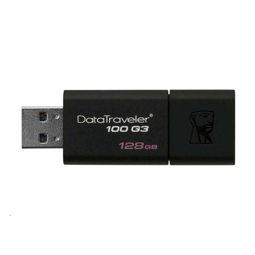 Kingston - Flash Disk DATATRAVELER 100 G3 USB 3.0 128GB čierna