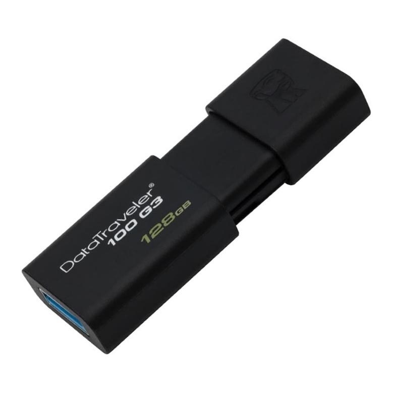 Kingston - Flash Disk DATATRAVELER 100 G3 USB 3.0 128GB čierna