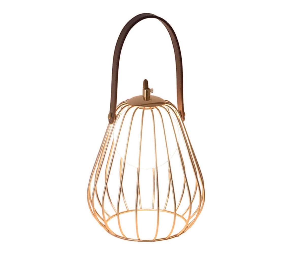 108032 - Nástenná lampa MEMORY 1xG9/4W/230V zlatá/hnedá