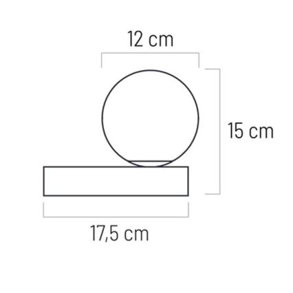 Kúpeľňové nástenné svietidlo RUBY 1xG9/5W/230V IP44 biela