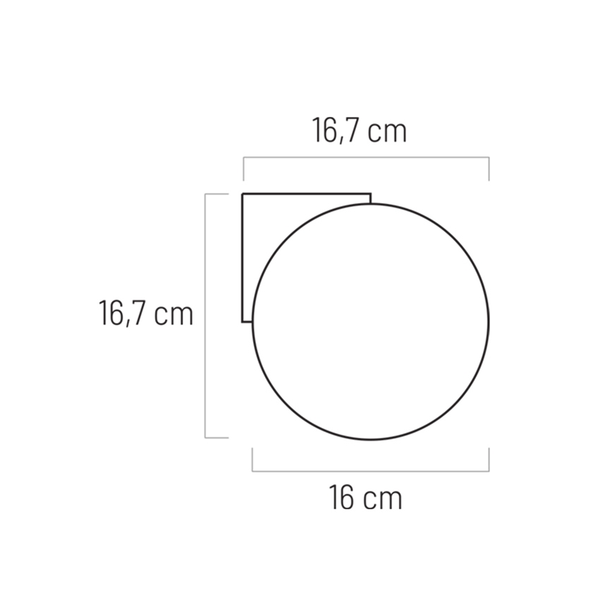 LED Kúpeľňové nástenné svietidlo HERA 1xG9/5W/230V IP44 zlatá