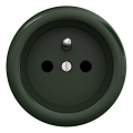 Kliklap - Retro domová zásuvka bez rámika 230V zelená