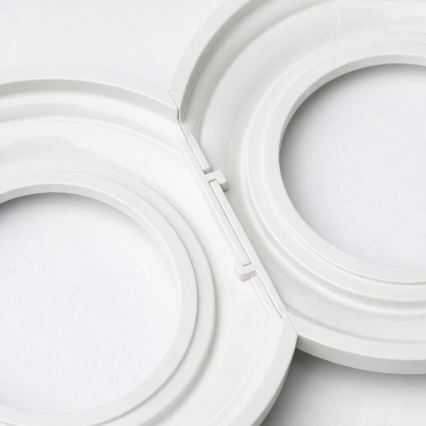 Kliklap - Retro jednopólový vypínač č. 1 a zásuvka SCHUKO 230 V so snehobielym rámčekom